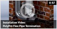 Check out installation video: PolyPro Flex Pipe Termination 
